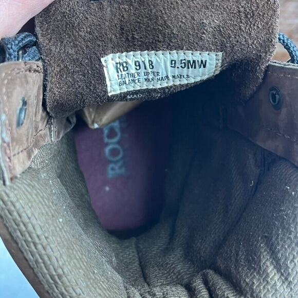 Rocky Boots 8" Mens 9.5 MW Brown Waterproof Insulated Work Thinsulate RB918 - Picture 12 of 12